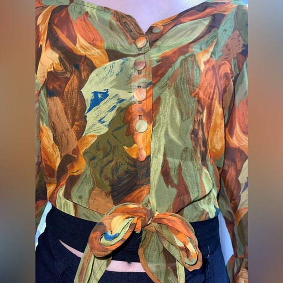 Vintage Y2K Le Chateau Blouse - Picture 2 of 7